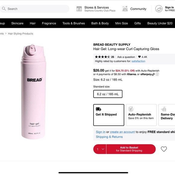 Bread Beauty Supply Brand, Hair Gel Curl Capturing gloss, for textured hair NEW - Picture 2 of 11